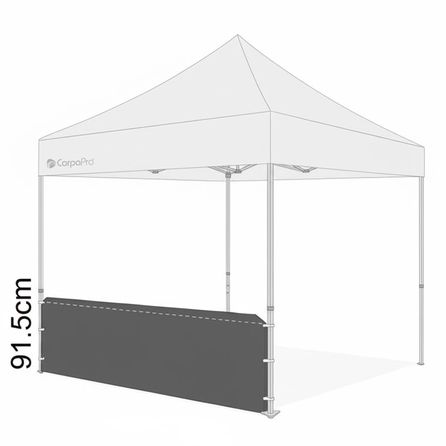 Pared a media altura para carpa CarpaPro